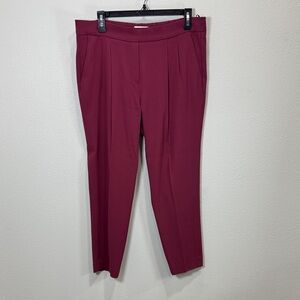 Babaton Rich Burgundy Ankle skinny Pants‎